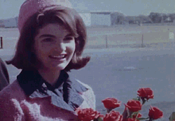 kennedy-gifs:  John F. Kennedy and wife Jackie in Dallas, November 22, 1963.