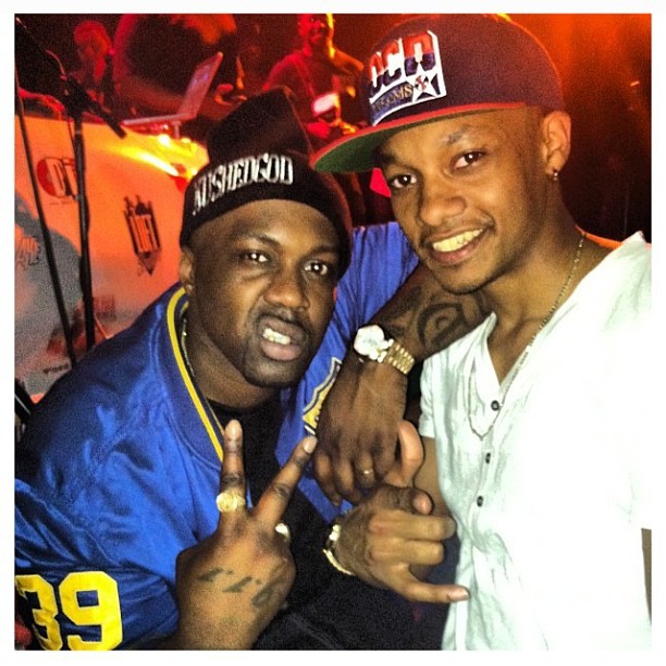 The Homie @djooochild Reppin The Set At The @djfunkflex Mixtape/App Release Party
