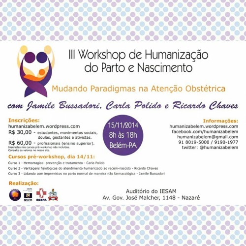 E aí? Já se inscreveu? Acesse http://bit.ly/Humaniza14 #workshop #humanização #parto #nascimento #r