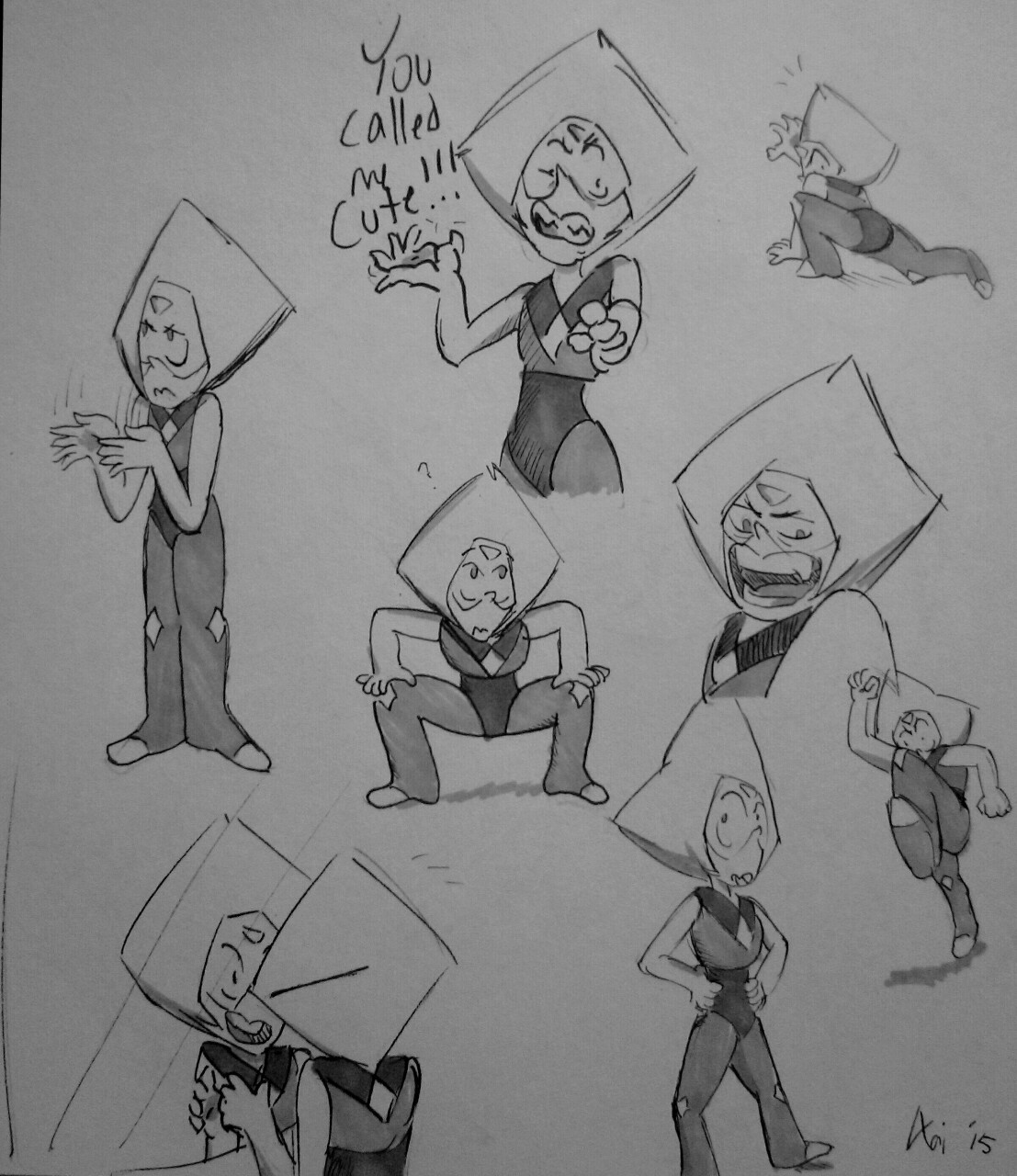 peridotic:  Some peridots   my lovely dork~ &lt;3