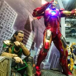 #ironman and #loki #stgcc #toycollection #toyconvention (at Singapore Toy, Game and Comic Convention @ Marina Bay Sands)