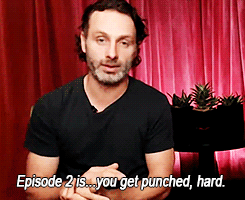 ricktatorshipxo:  Andrew Lincoln ruins any hope Walking Dead fans had for feeling
