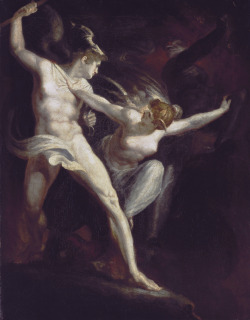 im-not-mine: Henry Fuseli, Satan and Death seperated by Sin, around 1793. 