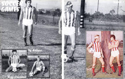 From SOCCER GAMES (1979) Models are Ty Arthur &amp; Eric Clement