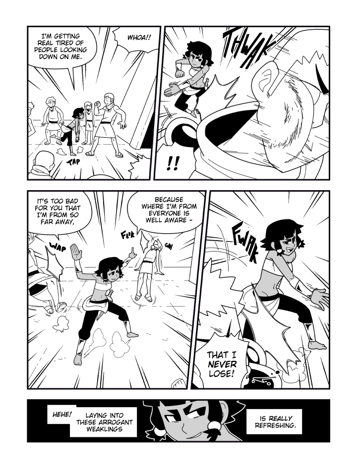 chandacomic: City of Akenus - 25 The Slap™    We now return to our regularly scheduled