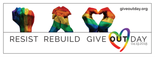 Today is National Give Out Day, a day to donate and support your favorite LGBTQ organization! ️‍My K
