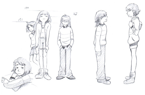 I had a dream that I was Frisk but older, like 13, and who looked like that tall and lanky teenager 