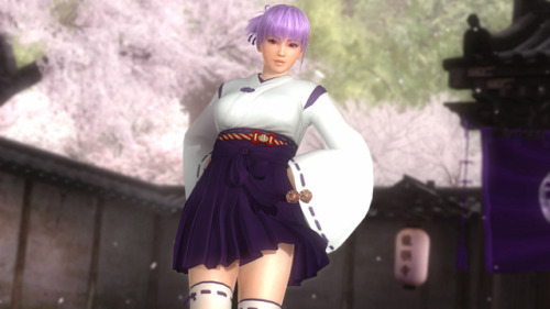 deadoralive-universe: Shrine Maiden Costume Set Kasumi Ayane Helena Kokoro Tina Lisa Hitomi Leifang Mila Dead or Alive 5 Last Round  