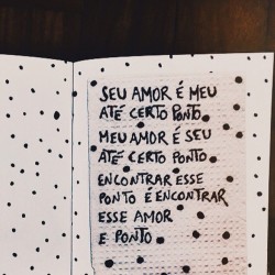 Com carinho, com afeto.