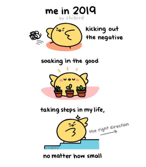 mentalillnessmouse: chibird: I hope this comic blesses you all with an amazing start to 2019! ✨ I am