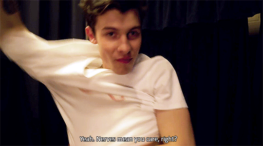 mendes-shawn:  ‘’Can’t fight the nerves, man.’‘