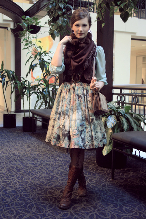 fannyrosie:  On with my backlog: Outfit for a very lovely day with friends