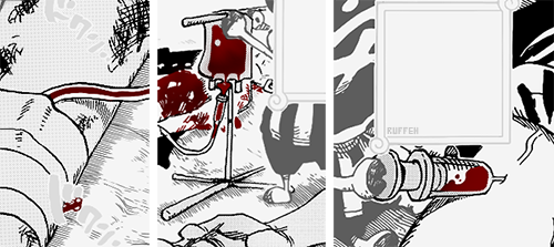   In spite of this pain and the pain that draws this crimson flowing blood… there