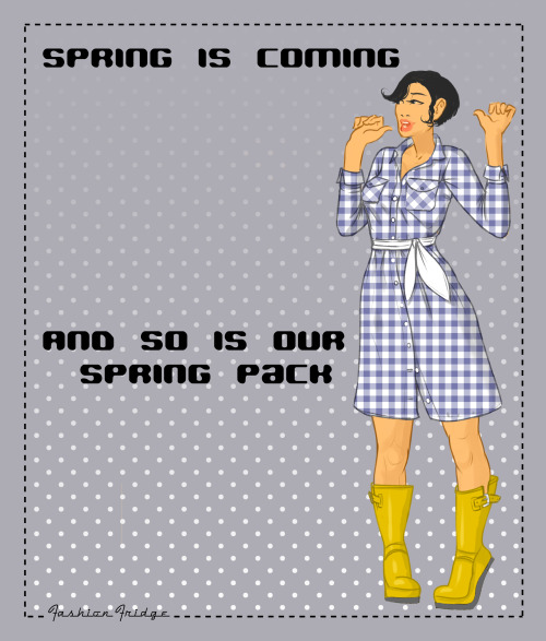 Tomorrow is the first day of spring! Which means our Spring Clothing Pack will be making its debut v