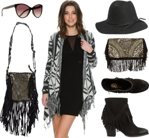 Feelin’ The Fringe by swellstyle featuring a rip curl hat