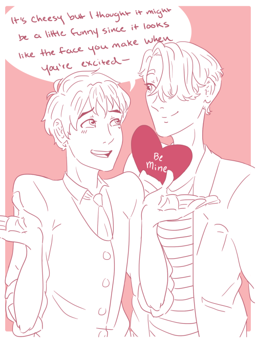riceball-in-a-fruits-basket:Happy Valentines Day everybody! Head-canon where despite being eros inca