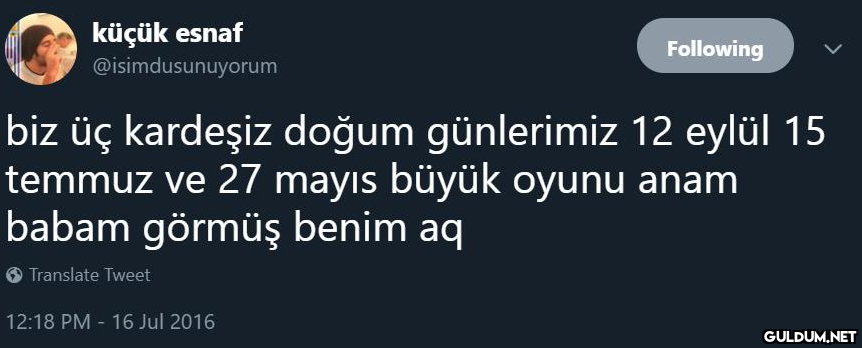 küçük esnaf Following...