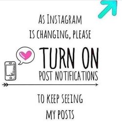 If you&rsquo;d like&hellip;..Click on the 3 dots to turn on my post notifications! Instagram is changing, you may or may not see my posts a lot from here on out. 😩 so do it k lol by nattcity