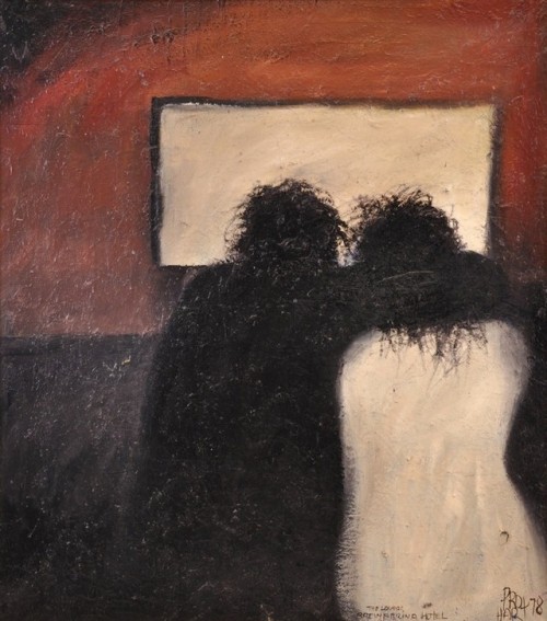 The Lovers, Brewarrina Hotel   -    Kevin Charles’Pro’ Hart, 1978.Australian, 1928-2006Oil on board,