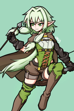 Image tagged with goblin slayer manga high elf archer on Tumblr