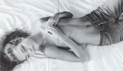 midnight-charm:  Natalia Vodianova for Calvin Klein Jeans S/S 2003 