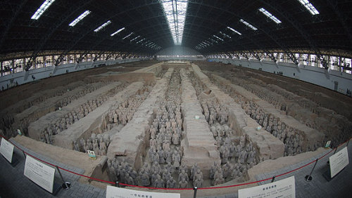 Fun History Fact,Each of the 8,000 terracotta soldiers in Chinese Emperor Chin Shi Huangdi’s t