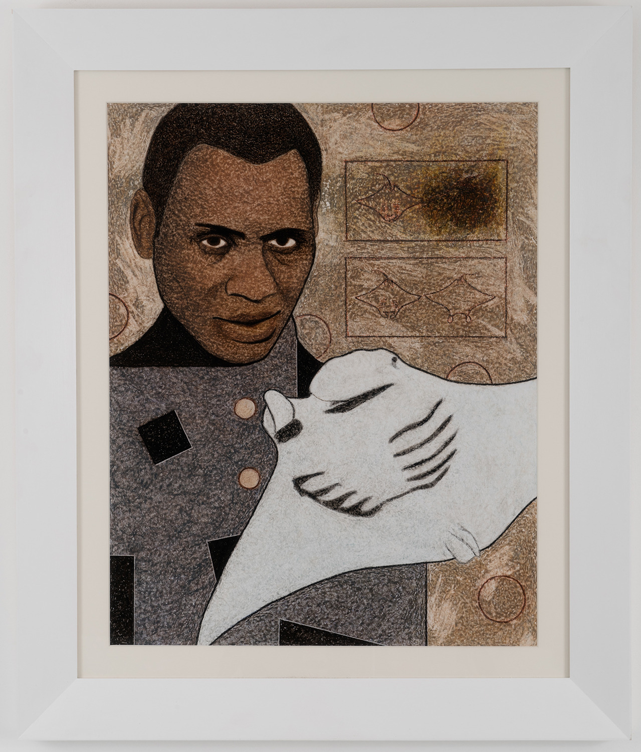 Atticus Bergman
Requiem with Paul Robeson, 2017
Crayola® Crayon on paper
24 × 19 inches (60.96 × 48.26 cm)