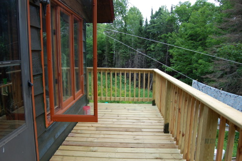 ratfarm:The rotted porch is no more!We finished this in spring but I forgot to post. It’s nice to ha