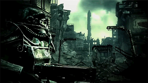 “War… war never changes…”-Every beginning cutscene; Fallout series, (1997, 1998, 2008, 2010, 2015).
