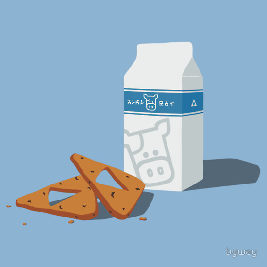 tshirtroundup:  “Milk &amp; Triforce Cookies”. What should every young Hylian
