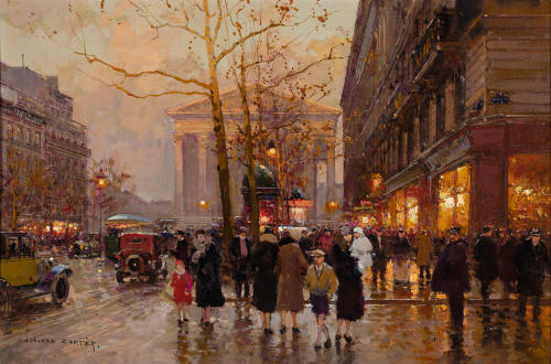 antoniettabrandeisova: La Madeline et la Rue Royale, Edouard Cortès (French, 1882-1969)