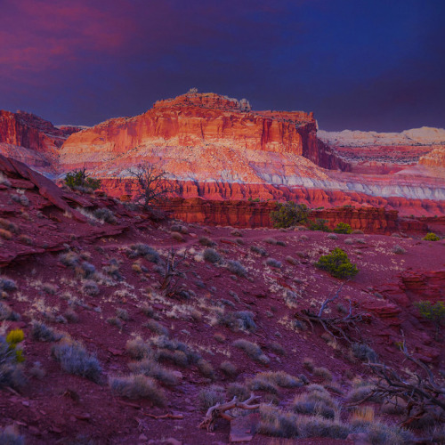 Sunset in Capitol Reef