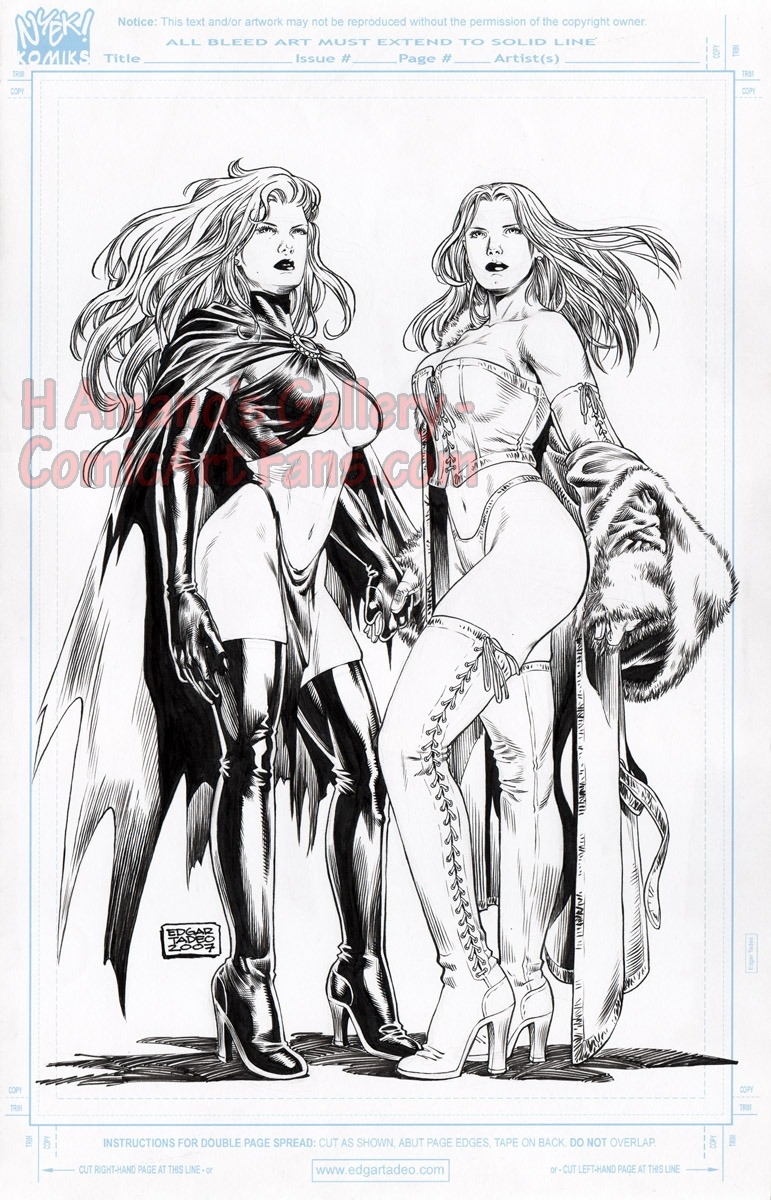 comicbookwomen:  Black Queen and White Queen-Ed Tadeo