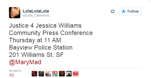 fightingmisogynoir:4mysquad:#JessicaWilliams #SayHerName#SayHerName#SayHerNameJessica’s car was pinn