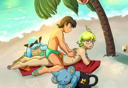 lordofthemonkeys: Pokemon image pack reward. This is one of the backers’ commissions.