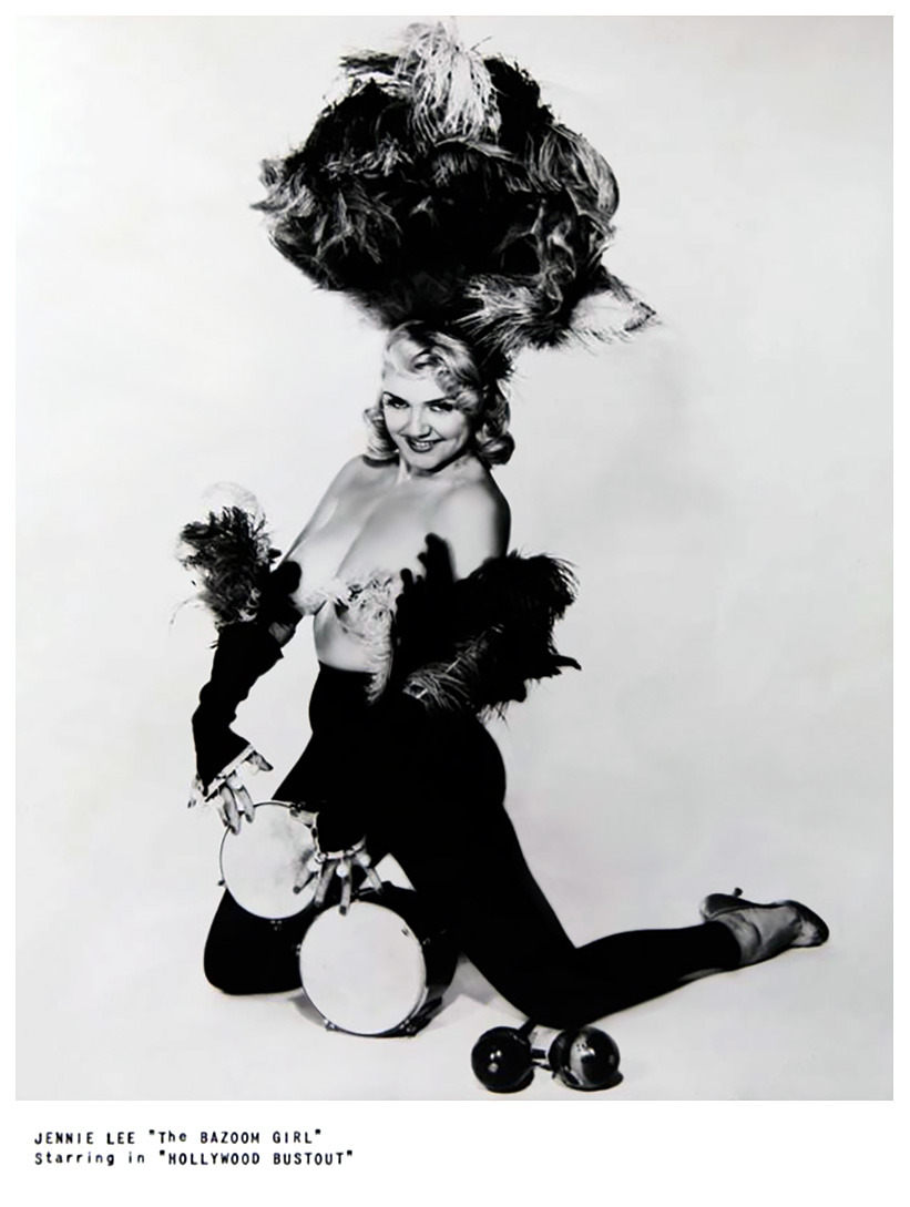Jennie Lee           aka. “The Bazoom Girl”..Publicity still from a Photo