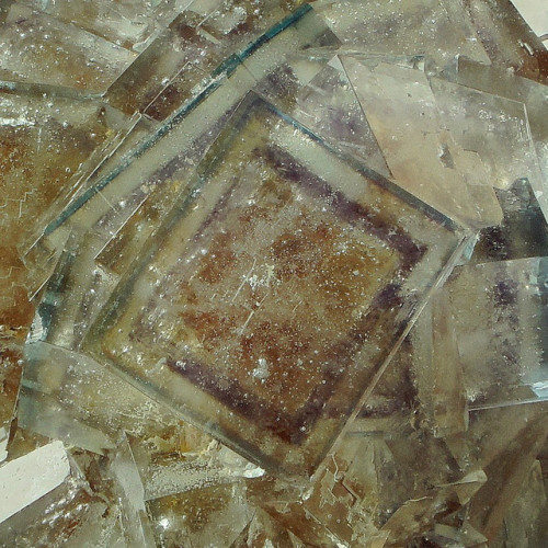 Fluorite -  Schacht 78 Mine, Frohnau, Annaberg, Saxony, Germany      