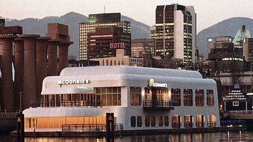 The McBarge, the first floating McDonalds  In 1986, the world was introduced to the McBarg