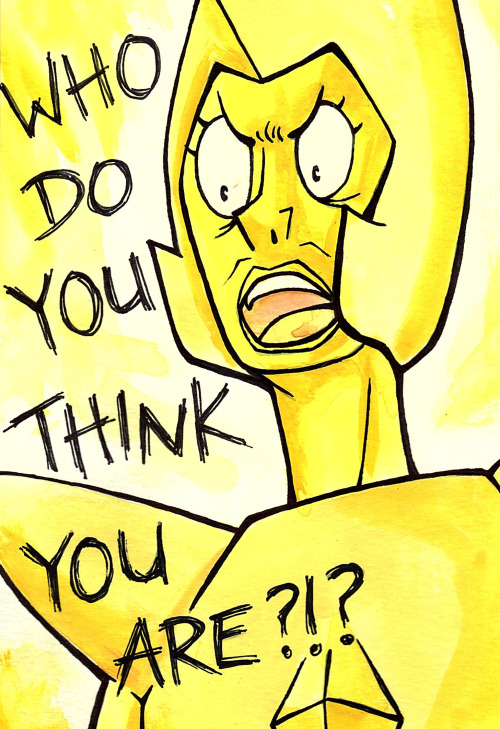 pixelwayve: YELLOW DIAMOND IS VOICED BY PATTI LUPONE I’M STILL SCREAMING (Here’s the context for any