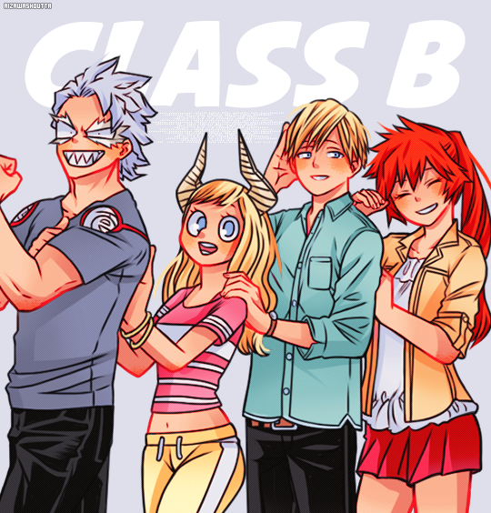 aizawashoutta:   ★  U.A’S FIRST YEARS  ★   | HERO COURSE : CLASS B | ❤~ 