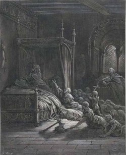 tenebrum:  These are illustrations by the genius Gustave Doré which I found hiding in the Bibliothèque Nationale in Paris 