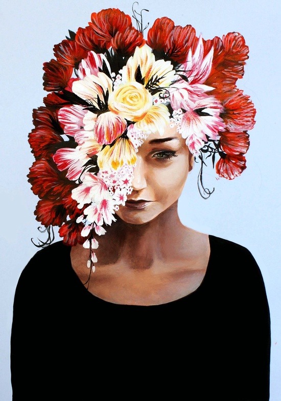 bestof-society6:   ART PRINTS BY KATEPOWELLART Bloom Butterfly Effect Bodysnatchers How