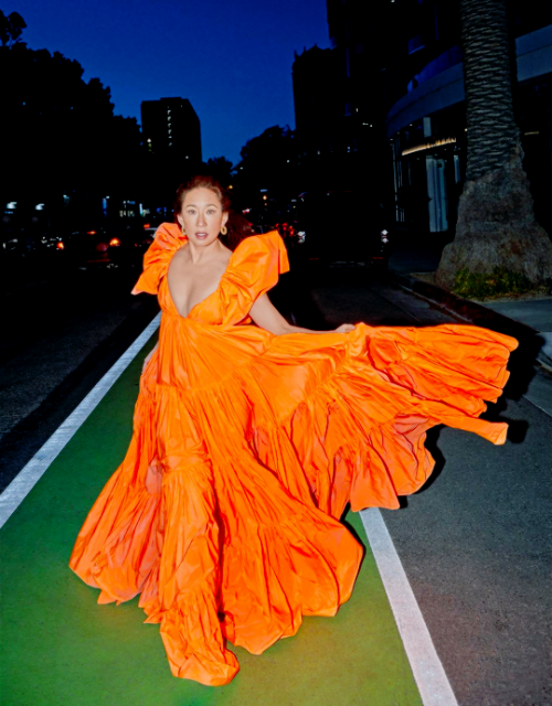 blondiepoison: Sandra Oh by Greg Swales | Elle Canada (June 2020)