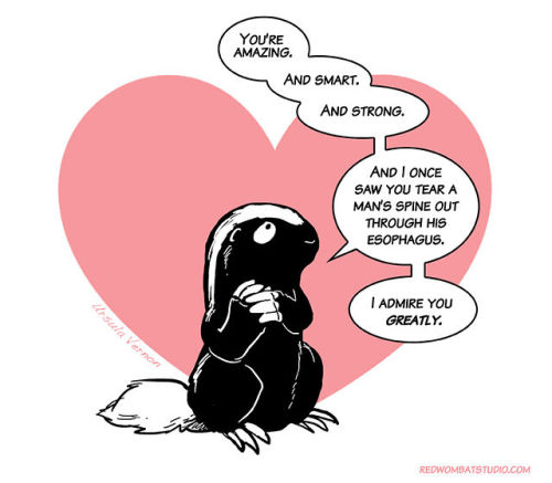 tkingfisher:Morally Ambiguous Honey Badger Valentines, because I love you all. Please Note: Morally 