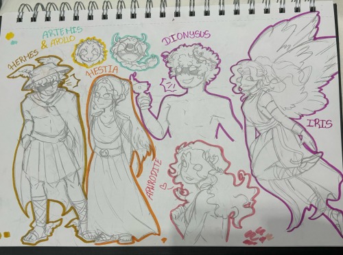Greek Gods Doodles Bc Epic The Musical Is Epic (pun Intended)
