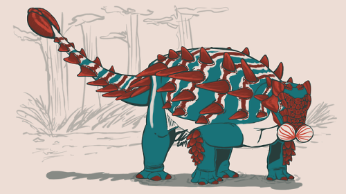  Day 16 of my palette challenge (palettes found here) brings the ankylosaurine Zuul in #43, showing 