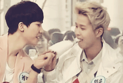 sungyeowl:   cotton candy kiss ♡ KevWoo ver.   