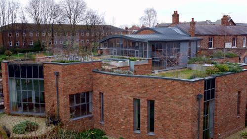 Rooftop Garden, York, England.While probably one of the most expensive homes in York I would not wan