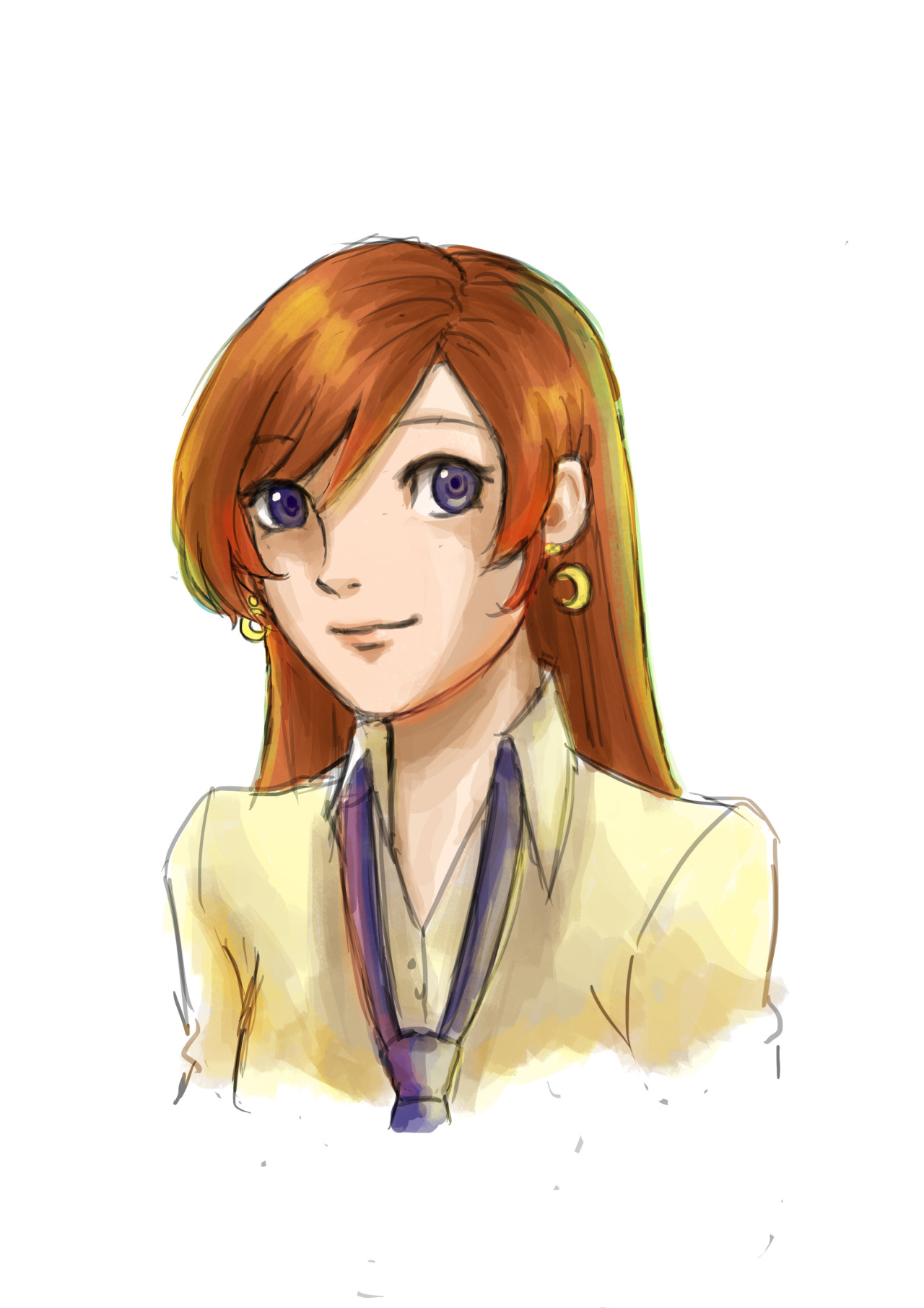 nohmasked: Ace Attorney characters with their usual hair undone.