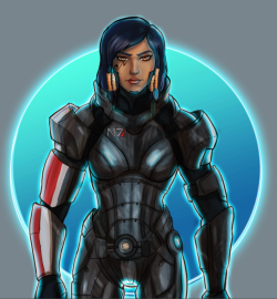 c0incid3ntial: Mass Effect AU. There are only 2 people I would ever trust to save the universe.  I’ve been working on N7 Commander Reyes, and Commander Amari aka Renegade Reyes and Pharahgon.  I love these 2 to pieces and would follow them to the